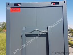 Decker Containerbau Kombicontainer, 20 ft halb Büro/ Lager
