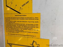 Wecon Jumbo XXL Innen 3090 mm Hubdach Verzinkt