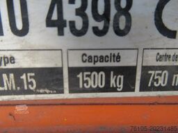 DAF LF 250 250 bak + klep + schuifzeil E6