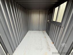  8 Fuß Container , Neuwertig, Seitentür & Fenster