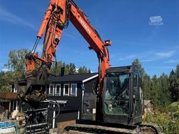Hitachi ZX85US-5A Excavator with Tilt, Grading Bucket and
