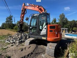 Hitachi ZX85US-5A Excavator with Tilt, Grading Bucket and