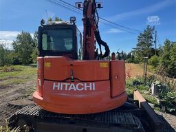 Hitachi ZX85US-5A Excavator with Tilt, Grading Bucket and