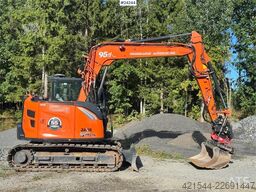 Hitachi ZX95US-7 Excavator w/ Rototilt w/ grab – 2 buckets