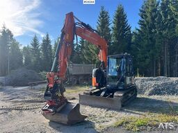 Hitachi ZX95US-7 Excavator w/ Rototilt w/ grab – 2 buckets