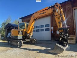 Hyundai Robex 80CR-9 Crawler Excavator – 2 Buckets & Tilt