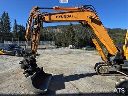 Hyundai Robex 80CR-9 Crawler Excavator – 2 Buckets & Tilt
