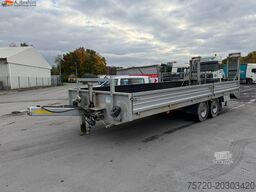 Obermaier TUE110 SDAH Tieflader | | Trommelbremse | Rampen | 7.2 Plattform | Stützfuß vorne