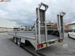 Obermaier TUE110 SDAH Tieflader | | Trommelbremse | Rampen | 7.2 Plattform | Stützfuß vorne