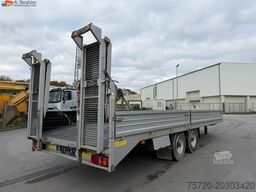 Obermaier TUE110 SDAH Tieflader | | Trommelbremse | Rampen | 7.2 Plattform | Stützfuß vorne