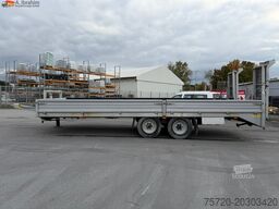 Obermaier TUE110 SDAH Tieflader | | Trommelbremse | Rampen | 7.2 Plattform | Stützfuß vorne