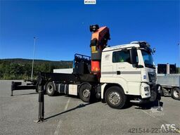 MAN TGS 35.480 8x2 Truck with 65 tm Palfinger Crane, J