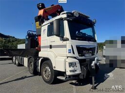 MAN TGS 35.480 8x2 Truck with 65 tm Palfinger Crane, J