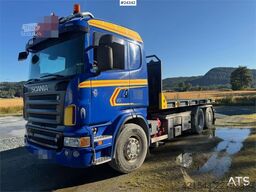 Scania R560 6x2 Hooklift Truck – Crane Hydraulics – Flatb