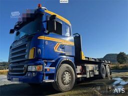 Scania R560 6x2 Hooklift Truck – Crane Hydraulics – Flatb