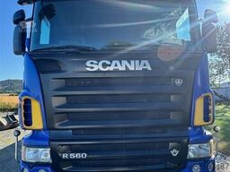 Scania R560 6x2 Hooklift Truck – Crane Hydraulics – Flatb