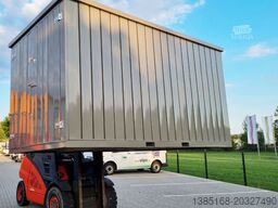 Elipo Schnellbaucontainer Baucontainer Lagercontainer 2m x 2m mit Doppeltür NEU