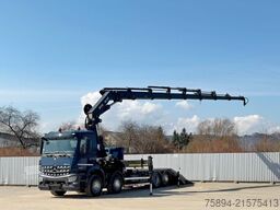 MERCEDES-BENZ AROCS 3246 * HIAB 477 F-7 HIPRO + FUNK / 8x2!