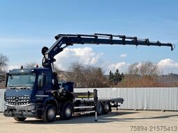 MERCEDES-BENZ AROCS 3246 * HIAB 477 F-7 HIPRO + FUNK / 8x2!
