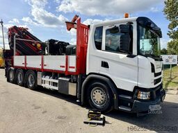 Scania G410 8x4 PRITSCHE + KRAN 34m! EFFER 685/6S-JIB ...