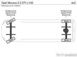 Opel Movano 2.3 DTI L1H2