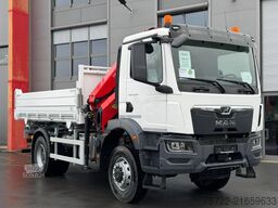 MAN TGM 18.320 4x4 3-Seiten Krankipper PALFINGER