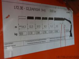 Renault C380 Comfort 6x4 / Atlas 172.3E crane