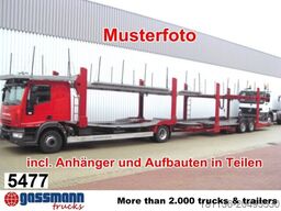 Iveco EuroCargo ML160E32 4x2 mit Teilen für Anhänger