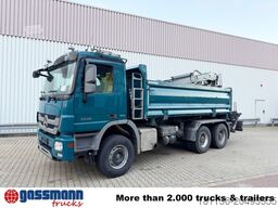Mercedes-Benz Actros 3348 K 6x4, beidseitig Bormatik, Heckkran
