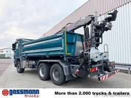 Mercedes-Benz Actros 3348 K 6x4, beidseitig Bormatik, Heckkran