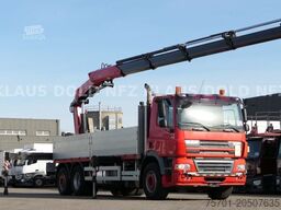 DAF CF 85.460 6x2 Pritschen Fassi Kran Funk Euro 5