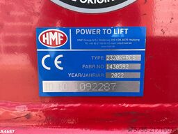 HMF 23 Tonmeter laadkraan New and Unused!