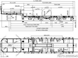 Meusburger 3-Achs-Tele-Semi-Radmulden-hydr. Rampen