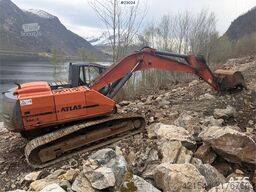 Atlas 260 LC Crawler Excavator with digging bucket