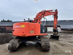 Hitachi ZX225USR crawler excavator w/ tiltrotator and grad