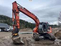 Hitachi ZX225USR crawler excavator w/ tiltrotator and grad