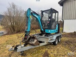 Airman AX19-6A mini excavator with 2 buckets and 2014 mac
