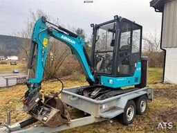 Airman AX19-6A mini excavator with 2 buckets and 2014 mac