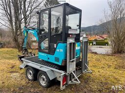 Airman AX19-6A mini excavator with 2 buckets and 2014 mac