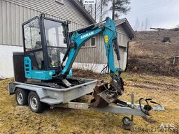 Airman AX19-6A mini excavator with 2 buckets and 2014 mac