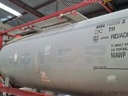 24m³ TANKCONTAINER TANK EDELSTAHL Stahlcontainer TANK 24.000L GÜLLE