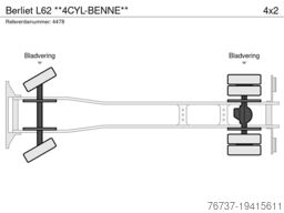 Berliet L62 **4CYL-BENNE**