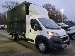 Peugeot Boxer 35 Pritsche 2x Schiebe Plane LBW L4 KLIMA