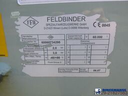 Feldbinder Powder tank alu 60 m3 (tipping)