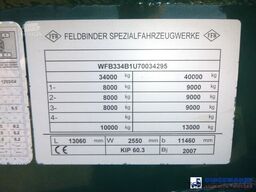 Feldbinder Powder tank alu 60 m3 (tipping)