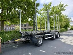 Přepravník dřeva GS Meppel 3 x Achsen SAF/Holztransporter/Liftachse