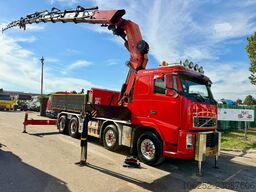 Volvo FH16-660 8x4 TRACTOR + CRANE PALFINGER PK100.00...