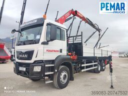 MAN TGS 26.360 6X4 GRUA CAJA FIJA EURO 6
