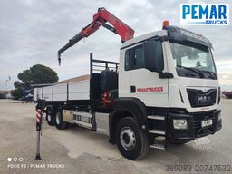 MAN TGS 26.360 6X4 GRUA CAJA FIJA EURO 6