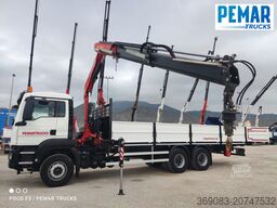 MAN TGS 26.360 6X4 GRUA CAJA FIJA EURO 6